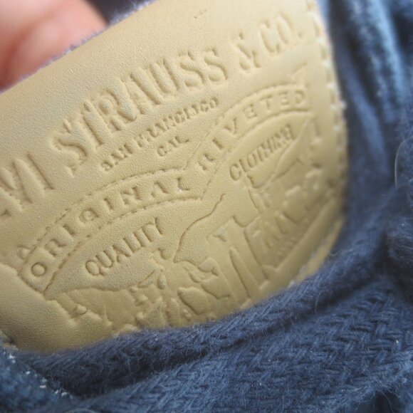 Levi's Red Tab Blue Canvas Casual Sneaker Shoes - Size 10 Men's. - Picture 11 of 14